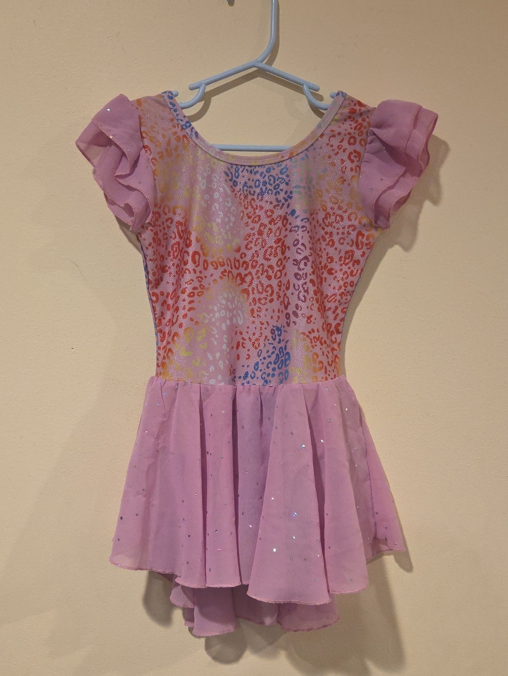 Pink Sparkle Kids Dance Leotard